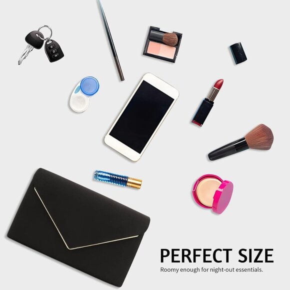 ❤️ Clutch Purse Evening Bag for Women Evening Wedding Party Velvet  Handbag - Picture 5 of 7